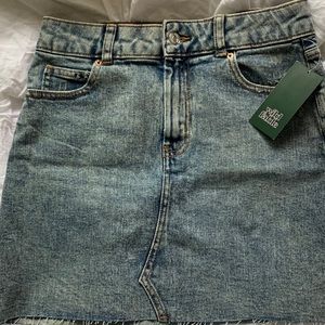 wild fable jean skirt